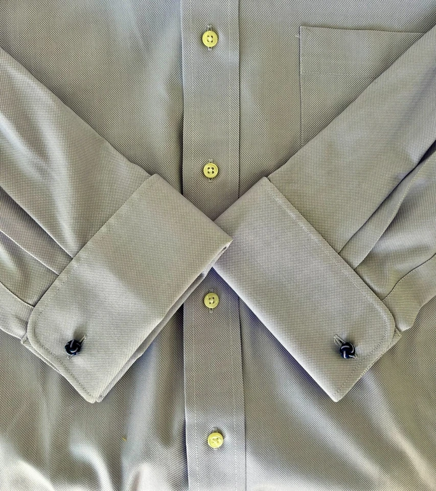 CAMISA DE VESTIR MARSHALL FIELDS OXFORD 16.5 34 35 PARA HOMBRE VINTAGE PÚRPURA MANGA LARGA Foto 2 de 4