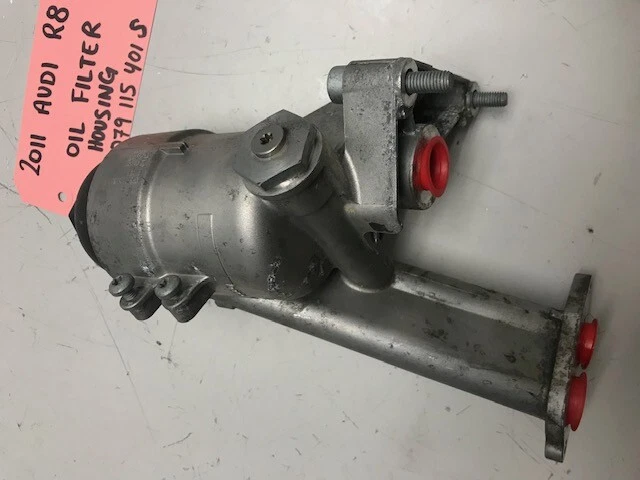 11 CARCASA FILTRO ACEITE COMPLETO AUDI R8 V8 4.2 OEM 079115401S 08-12 Foto 2 de 4