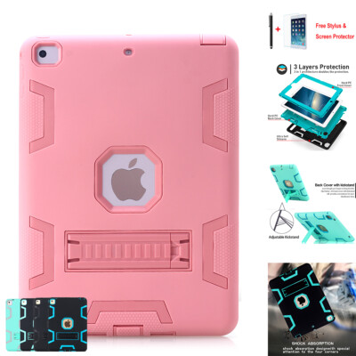 For iPad Air 2/1st Gen 9.7 inch 2013/2014 Case Shockproof Heavy Duty Stand Cover
