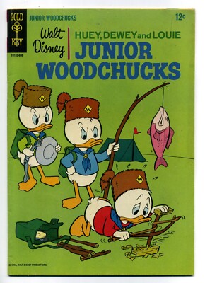 DISNEY'S JUNIOR WOODCHUCKS #1 ~ 1966 Gold Key Comic ~ High Grade GEM Glossy VF