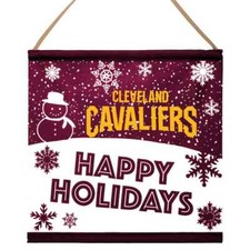 CLEVELAND CAVALIERS------HAPPY HOLIDAYS BANNER----16