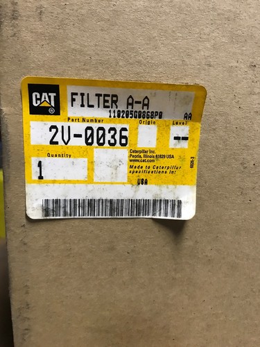 2V0036 CAT AIR FILTER Caterpillar 2V-0036 - Picture 2 of 2