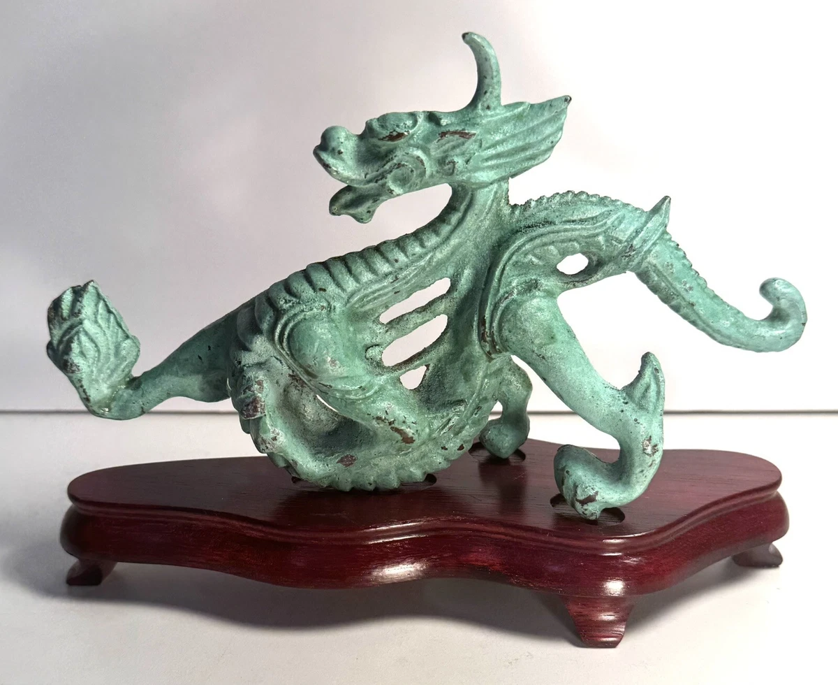 Dragon 复古原始中国风青铜雕像、雕像| eBay