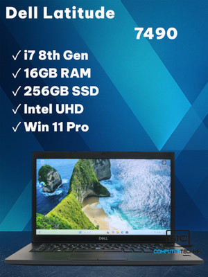 Dell Latitude 7490   i7-8650U 16GB RAM 256GB SSD NVMe 14'' FullHD Display