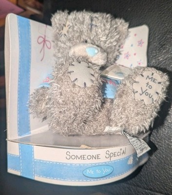Me To You Gray Teddy Bear Blue Shirt Someone Special Carte Blanche Greetings New