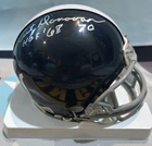 Art Donovan Signed W Inscription mini helmet Beckett with Auto Autograph