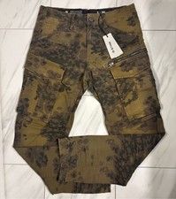 G-Star Raw Men's Rovic Zip Regular Tapered Cargo Pants Green Brown New