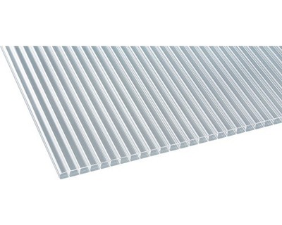 Gutta Polycarbonat Hohlkammerplatte/Stegplatte 20-16 klar 2600 mm x 980 mm x 16 