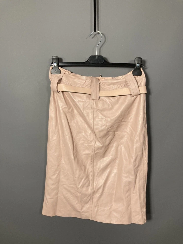 Falda DKNY LEATHER - Talla Pequeña W28 - Rosa - Excelente Estado - Mujer’s Foto 4 de 4