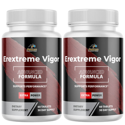Erextreme Vigor- Men's Health & Bodybuilding- 2 Bottles- 120 Tablets