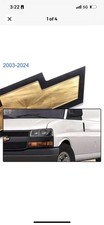 Front Grille Bowtie Emblem Gold Wblack Trim For Express 203-2024 22744069