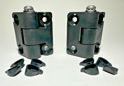 2-Pack DDH FH150BKP10 Friction Hinge 2'' Black Plastic Torque Hinge 110° Stop NEW