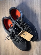 NWT SHOES For CREWS Size 10.5 Work Sneakers Black Lace Up Slip Resistant