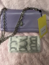 Marc Jacobs dual chain mini leather bag brand new with tags lavender purple