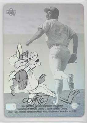 1992 Upper Deck Comic Ball 3 Holograms Ken Griffey Jr Wile E Coyote HOF 0hl9