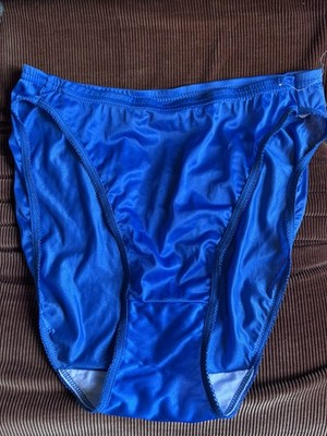 Vanity Fair Vintage Bright Blue Nylon High Waist Panties Size 5 NOS Read