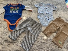 Old Navy, Celebrate, Carter  s, Etc Boy 6-9/6-12 Months 1 Piece/pants, LOT OF 4