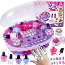Golray Kids Nail Polish Set for Girls, All-in-One Art Kit - Multicolor