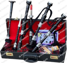 Full Size Traditional Great Highland Bagpipe Macdonald Black Rosewood with Box