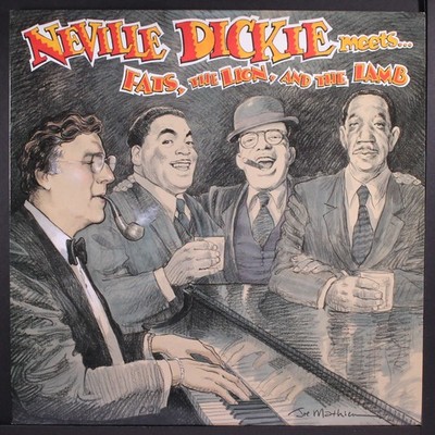 NEVILLE DICKIE: meets fats, the lion & the lamb STOMP OFF 12'' LP 33 RPM