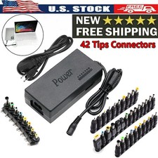96W Universal Laptop Power Supply Charger Adapter w/ 42 Tips Notebook Charger US