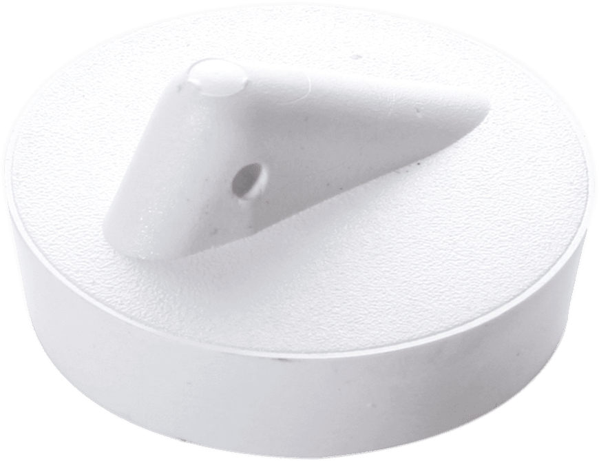 McAlpine WP3 1.5"" Outlet PVC Plug Durable and Corrosion Resistant, White
