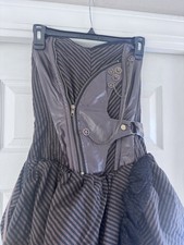 Pentagramme Steampunk Corset Dress Medium Victorian Masquerade Halloween Gears