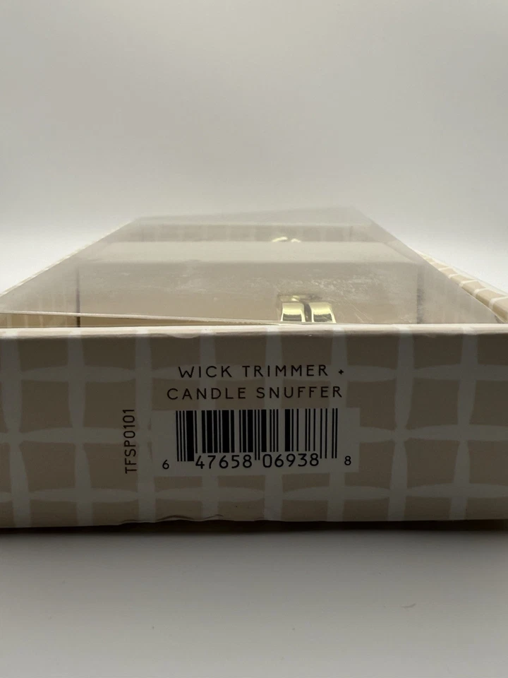 Juego de 2 recortadoras de mechas y apagadoras de velas de latón de Paddywax nuevo en caja cuidado de velas Foto 3 de 4