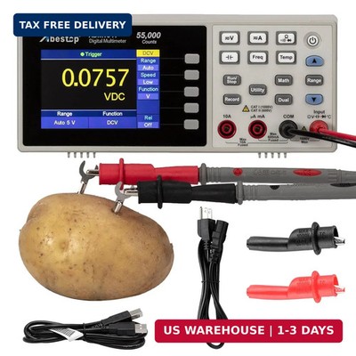 ADM1041 Multimeter, Bench Multimeter Tester, 1000V DC Voltage Tester and 10A AC/