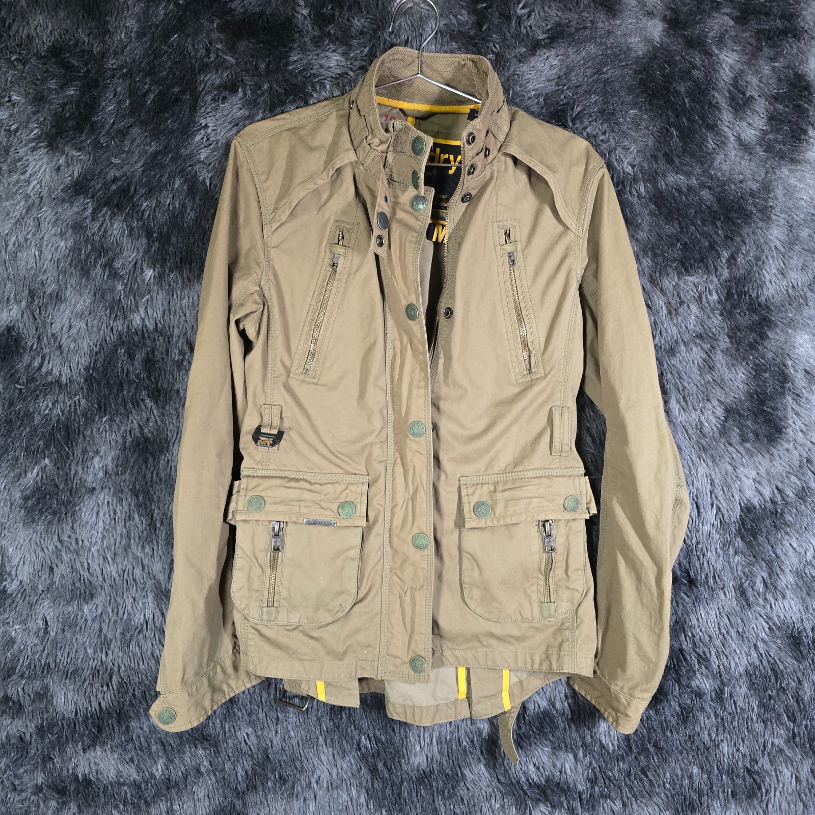Superdry Limited Utility Jacket Tan Field Military Style Men’s Small Gorpcore