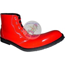 Mexican Professional Red Long Clown Shoes Zapato Para Payaso Made In Mexico
