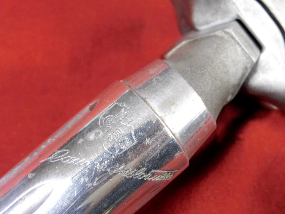 Tija de sillín Campagnolo #4051/1 1983 vintage plateada 50 aniversario estriada 27,2 mm Foto 2 de 4