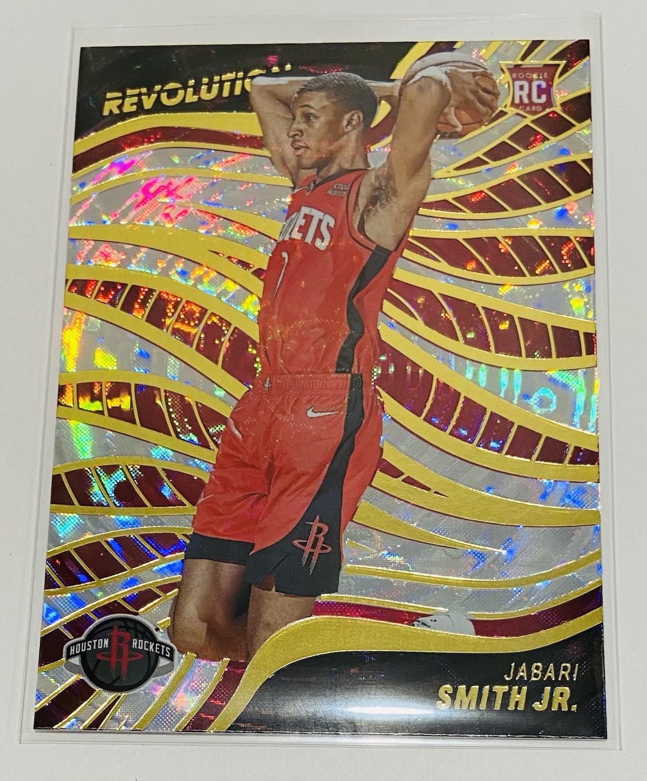 2022-23 Panini Revolution Fractal Jabari Smith Jr Rookie RC #115 NBA Rockets