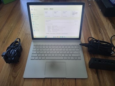 Surface Book + Dock | 512 GB Storage | Intel Core i7 | 16 GB RAM | Win 11 Pro