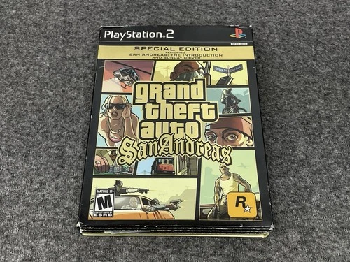Grand Theft Auto: San Andreas Special Edition (Sony PlayStation 2, 2005) PS2