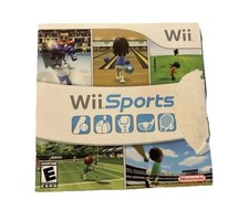 Wii Sports Nintendo Wii Original Sleeve Case Manual Only NO GAME