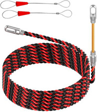 100Ft/30M Fish Tape Electrical Cable Puller Kit - 6Mm PET for through Wall Condu