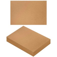 40 Sheets Brown Kraft Cardstock 8.5 x 11 Inch Thick Paper, Brown Smooth Card ...