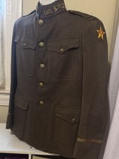 Post WWI M1924 Spec 8-31 Service Coat • 56th Machine Gun Cavalry Sq, Texas NG