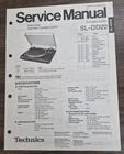 Technics SL-DD22 Turntable Service Manual - Original