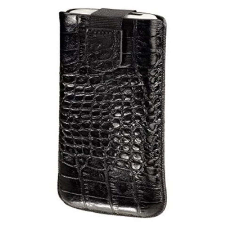 Hama Leder Universal Tasche Lift Pouch Schutz-Hülle Etui Handy MP4- MP3-Player - Bild 1 von 1
