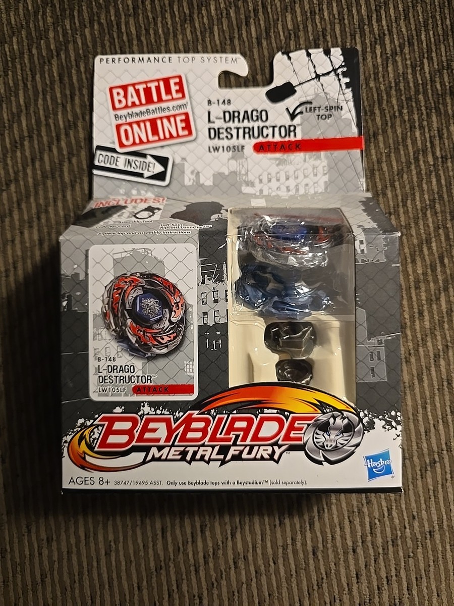 2011 Hasbro Beyblade Metal Fury L-Drago Destructor B-148 New