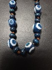 Vintage Evil Eye, Worry Bead, Protection Necklace MINT COND — photo 2