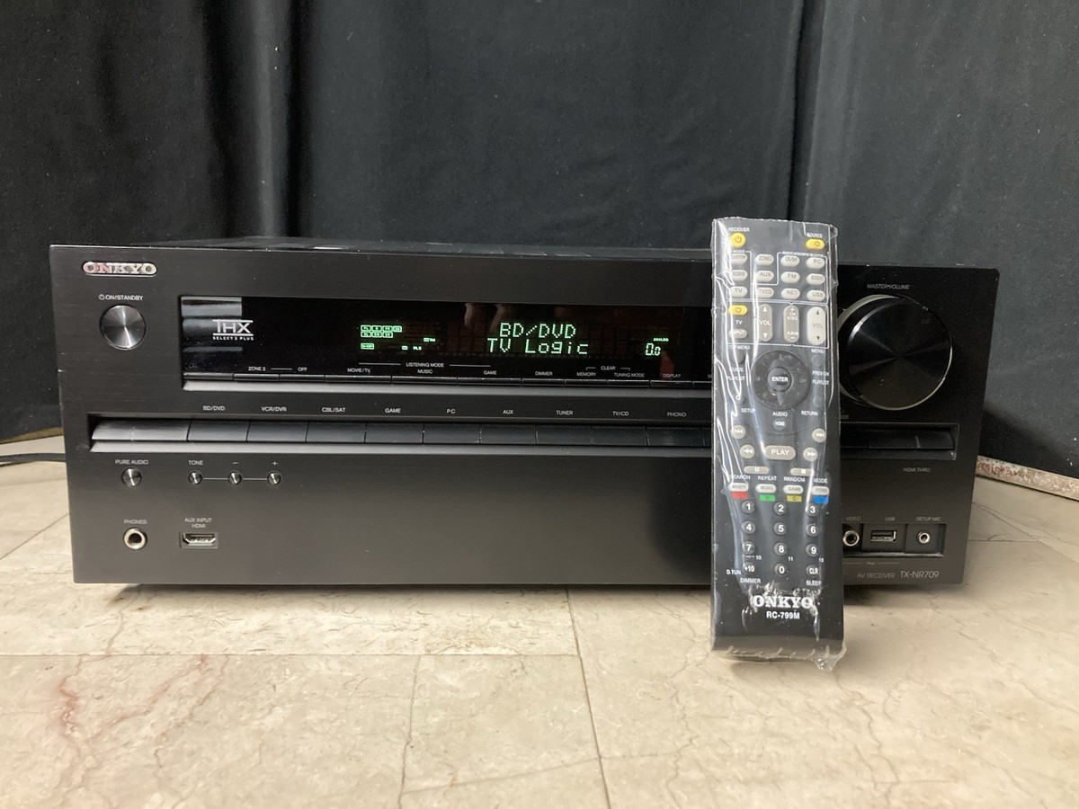 Onkyo TX NR709 7.2 Channel 250 Watt Receiver for sale online Onkyo TX NR709 7.2 Channel 250 Watt Receiver for sale online