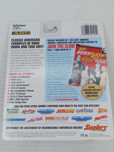 Johnny Lightning Truckin America 1950 Ford F-1 Blue #24 Ltd Ed NIB - Picture 3 of 3