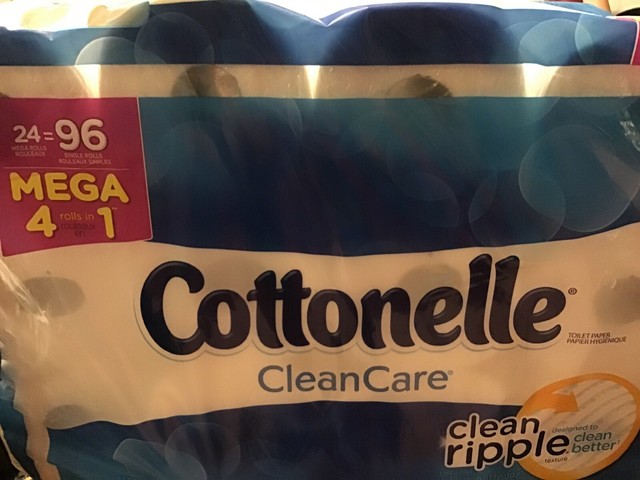 Cottonelle Clean Care 1-Ply Toilet Paper, 24 Rolls - 96 ...