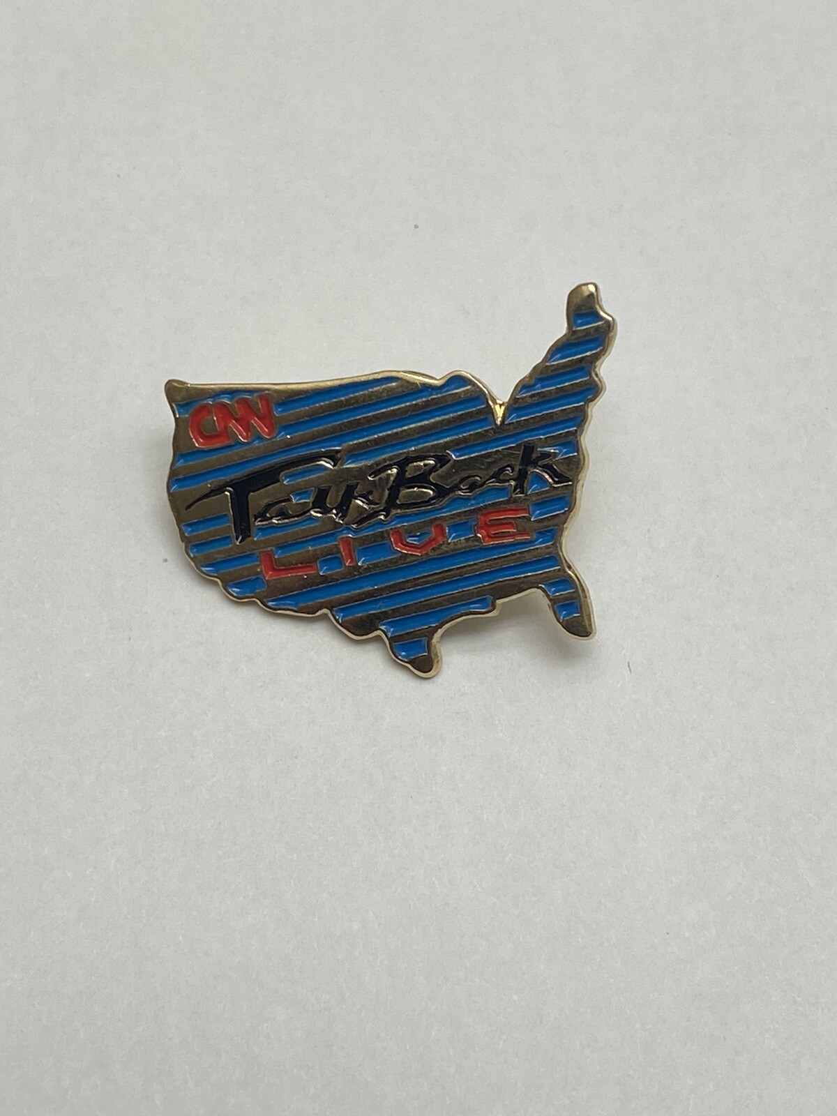 CNN Talkback Live Politics Vintage Pin