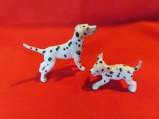 Vintage bone china Dalmatian dog figurines, m...