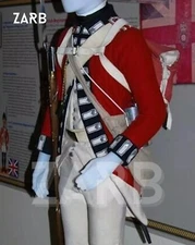 Men's British Army Redcoat - Revolutionary War Complete Costume