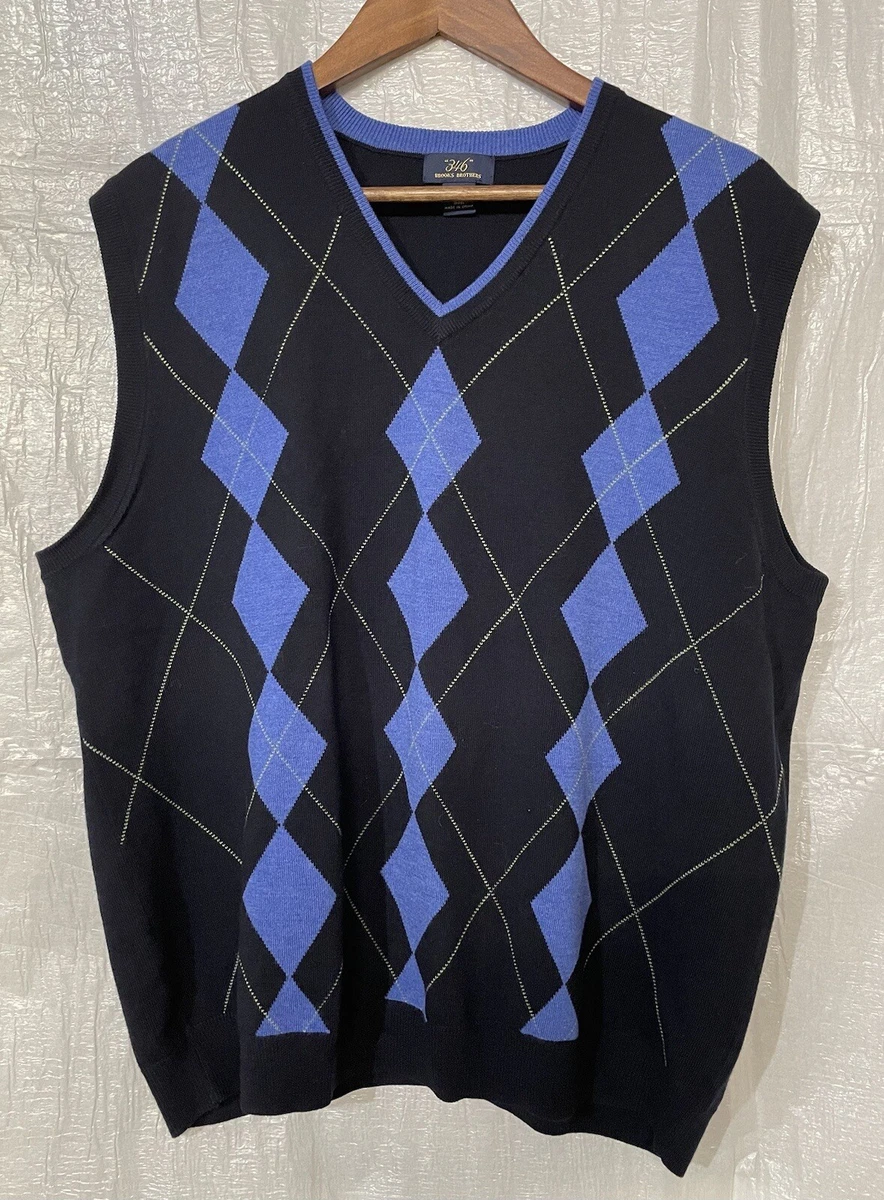 Mens argyle Áo len vest V cổ không tay mỏng phù hợp với hàng dệt kim áo thun dệt